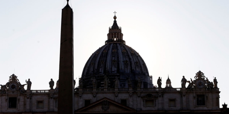 La basilica di San Pietro (LaPresse)