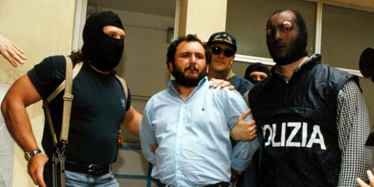 L'arresto di Giovanni Brusca, il 20 maggio 1996 (LaPresse)