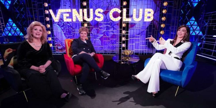 Iva Zanicchi, Mara Maionchi e Lorella Boccia al Venus Club