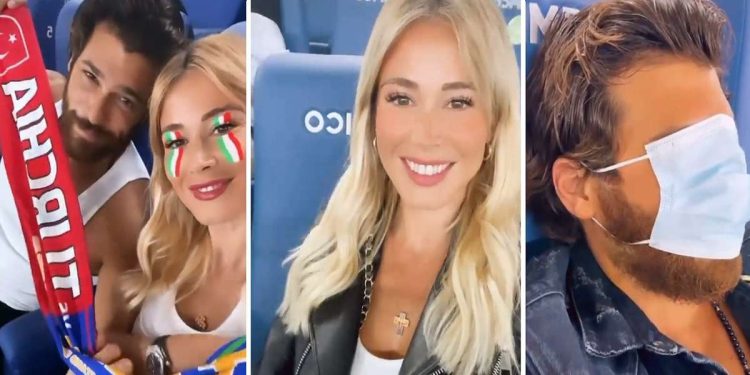 Can Yaman e Diletta Leotta allo stadio