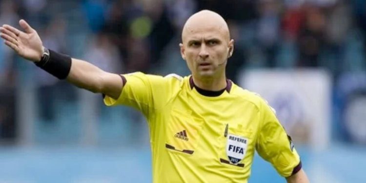 Sergej Karasev è l'arbitro di Italia Svizzera agli Europei 2020 (da Facebook)