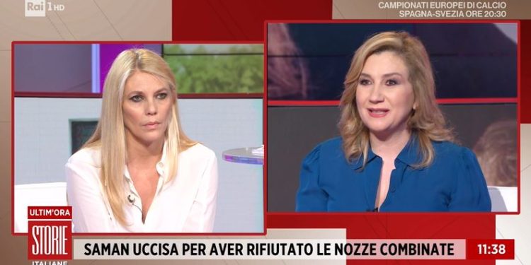 Serena Bortone a Storie Italiane