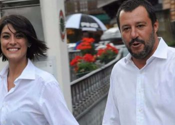 Elisa Isoardi e Matteo Salvini ai tempi della loro relazione