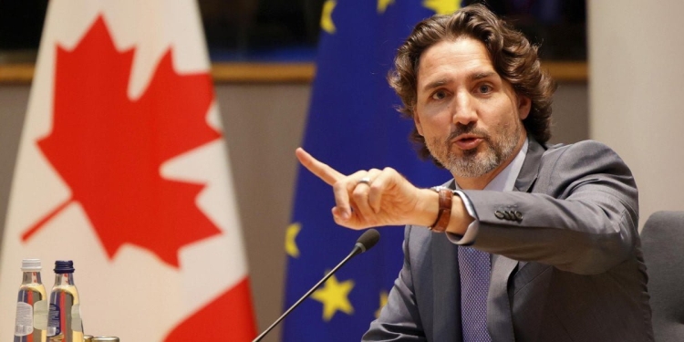 Justin Trudeau, primo ministro Canada (Foto: 2021, LaPresse)