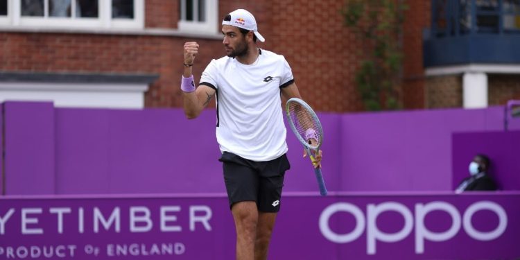 Diretta Berrettini Norrie, finale Atp Queens 2021 (da Facebook)