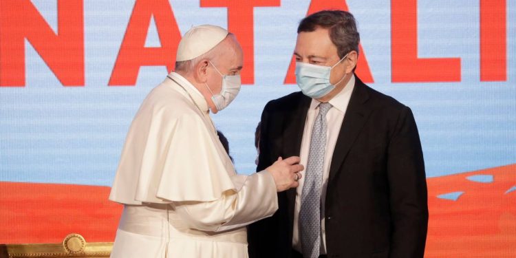 Papa Francesco e Draghi