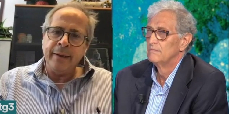 Andrea Crisanti e Guido Rasi (foto: Tg3)