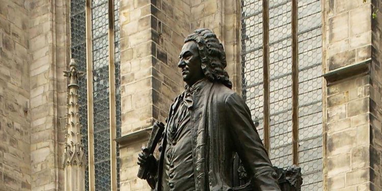 La statua di Johann Sebastian Bach a Lipsia (Foto Appaloosa, Wikimedia Commons)