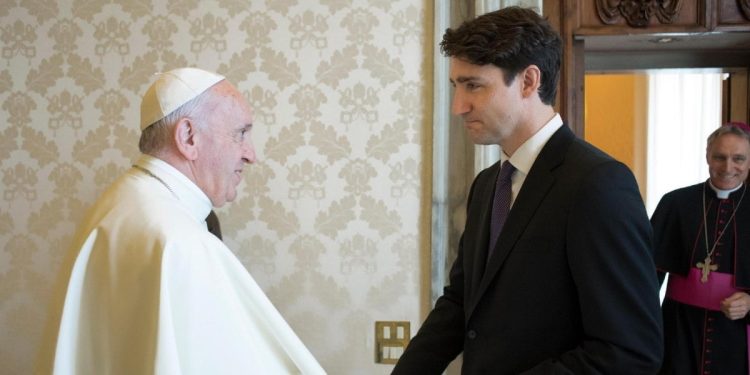 Premier Canada dal Papa