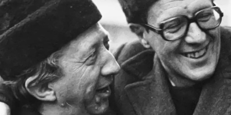 Don Luigi Giussani e don Fabio Baroncini