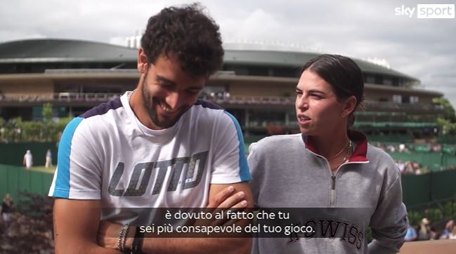 Berrettini e Tomljanovic (Sky)