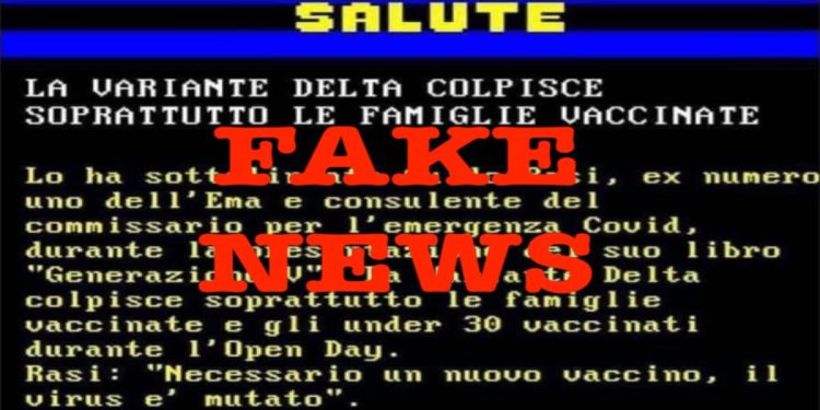 Fake news su dichiarazioni Guido Rasi