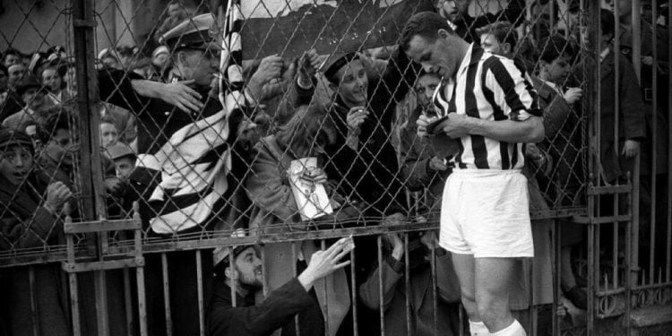 John Charles ha segnato 105 gol con la Juventus (da Facebook)