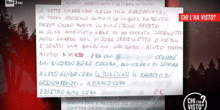 Denise Pipitone, spunta lettera anonima a Chi l'ha visto