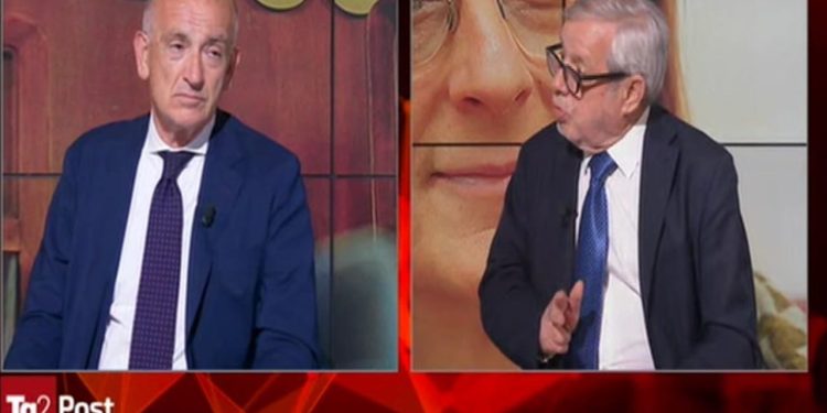 Francesco Paolo Sisto e Giovanni Maria Flick (Tg2 Post, 2021)