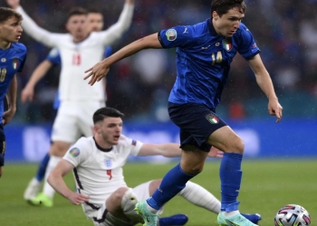 Federico Chiesa in Italia-Inghilterra, finale Euro2020 (Foto: LaPresse)