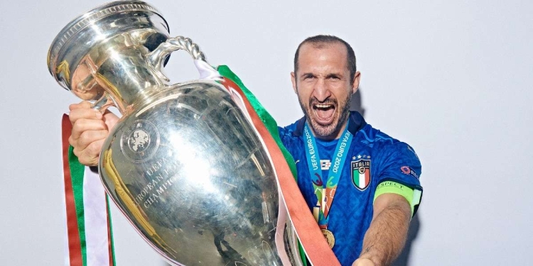 Giorgio Chiellini e la storia di Kiricocho (da facebook.com/EURO2020)