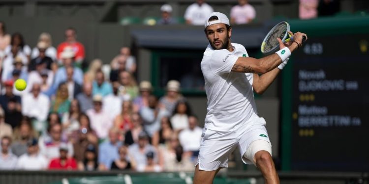 Matteo Berrettini, primo italiano a giocare la finale di Wimbledon (da facebook.com/wimbledon)