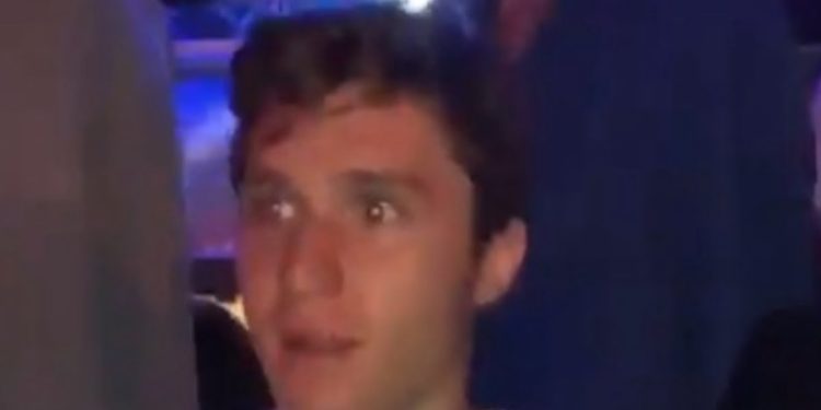 Federico Chiesa in discoteca (foto: YouTube)