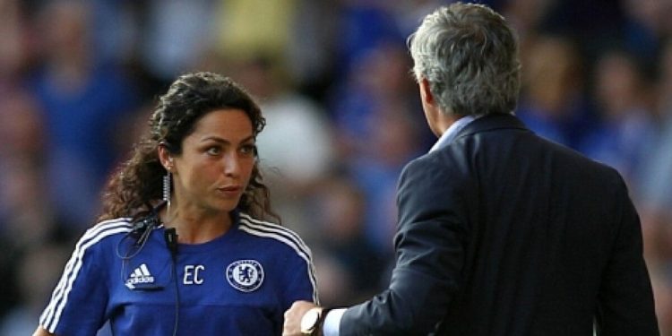 José Mourinho e Eva Carneiro ai tempi del Chelsea (da Facebook)