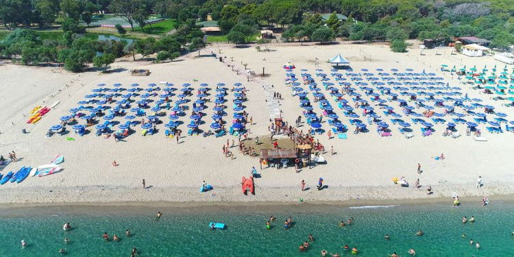 La spiaggia del TH Marina di Sibari