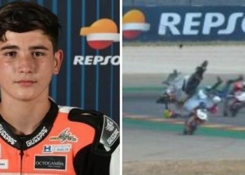 Hugo Millan, pilota moto 14enne morto dopo incidente