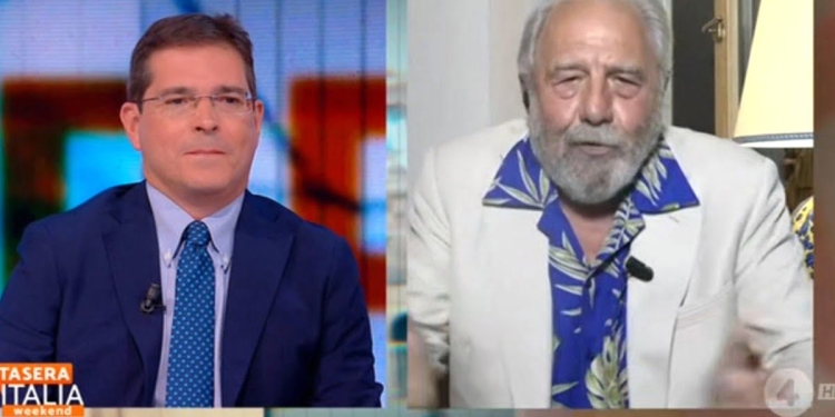 Daniele Capezzone e Antonio Caprarica (Stasera Weekend Italia, 2021)