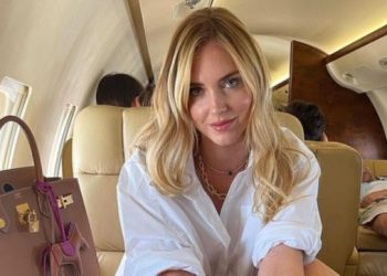 Chiara Ferragni, scatto dal jet privato (Instagram)