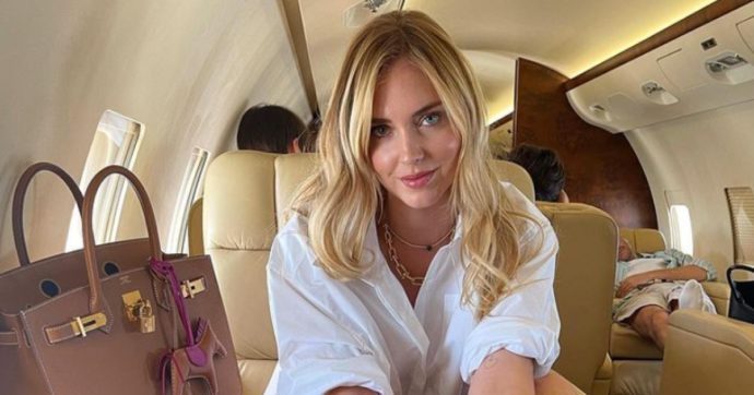 Chiara Ferragni, scatto dal jet privato (Instagram)