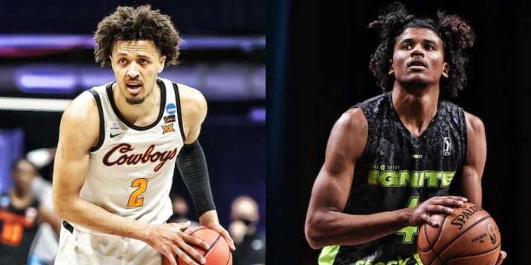 Diretta Draft NBA 2021: Cade Cunningham e Jalen Green (da Facebook)