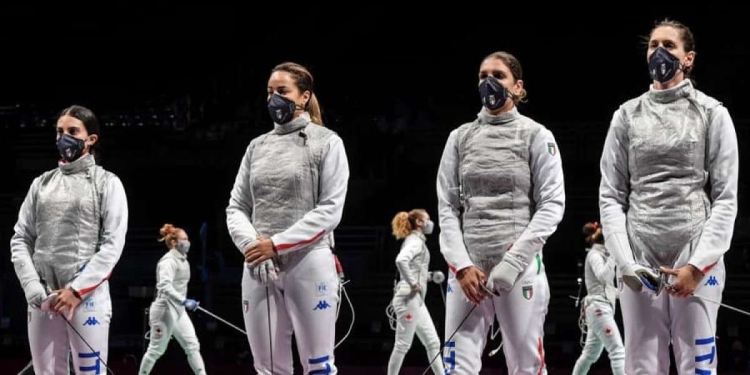 Diretta Italia Usa, finale bronzo fioretto donne Olimpiadi Tokyo 2020 (da facebook.com/FederScherma)