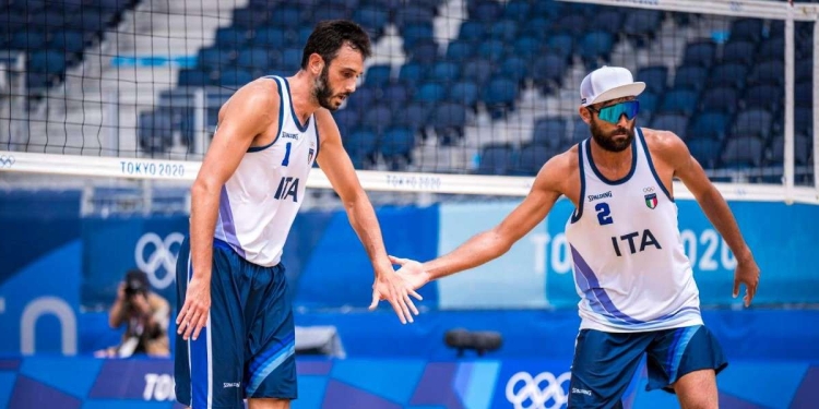 Diretta Nicolai Lupo-Cherif Ahmed - Beach volley Olimpiadi Tokyo 2020 (da Facebook)