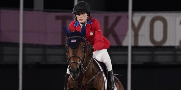 Jessica Springsteen alle Olimpiadi di Tokyo 2020 (foto: Lapresse)