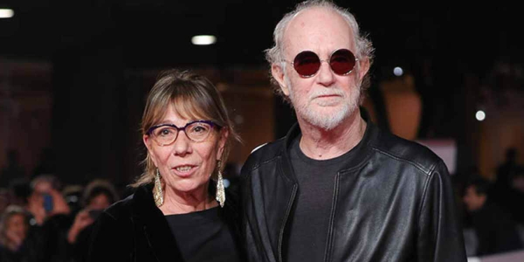 Francesco De Gregori in compagnia della moglie Francesca Gobbi