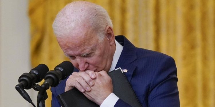 Biden commosso