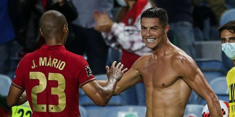 Cristiano Ronaldo ha il record assoluto di gol con la nazionale (da Twitter)