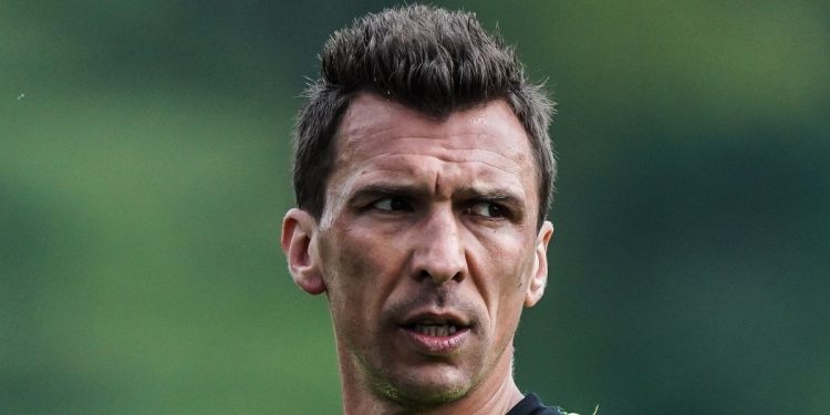 Mario Mandzukic al Milan (Foto di LaPresse)