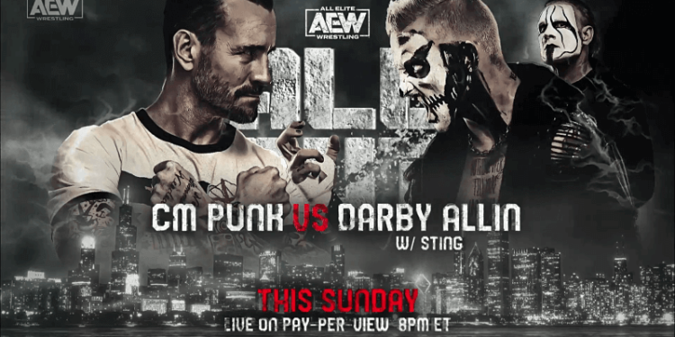 CM Punk sfida Darby Allin nel suo primo match dopo sette anni