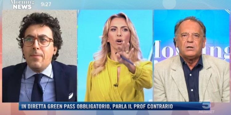 Cecchi Paone a Morning News, con il professor Di Carlo