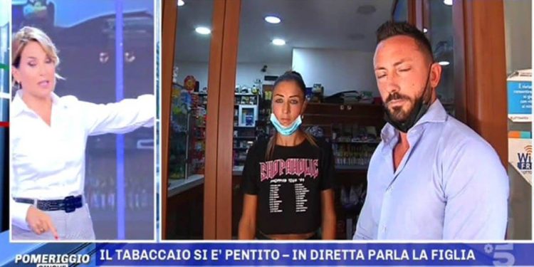 Figlia tabaccaia di Napoli a Pomeriggio 5