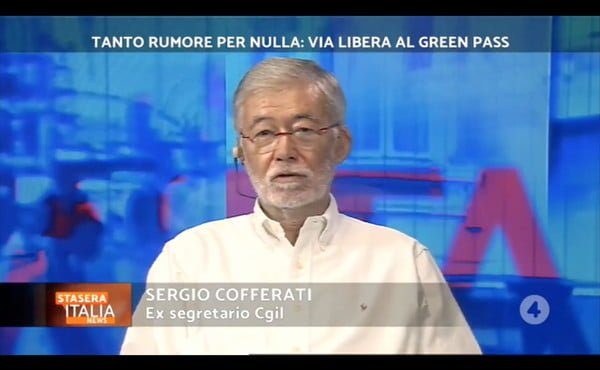 Cofferati a Stasera Italia News