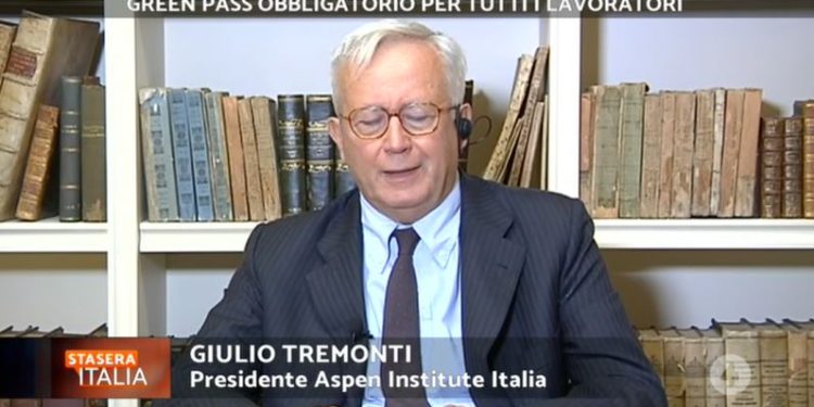 Tremonti a Stasera Italia News