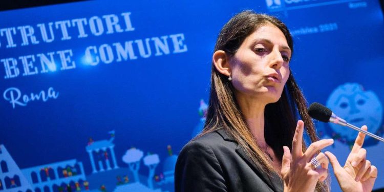 Virginia Raggi, sindaco uscente di Roma (LaPresse)