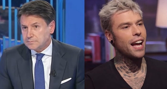 Fedez e Giuseppe Conte
(Foto: web)