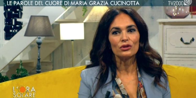 Maria Grazia Cucinotta, ospite a "L'Ora Solare"