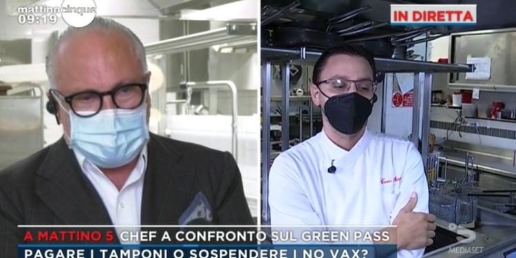 Chef Colonna e Nappo a Mattino 5