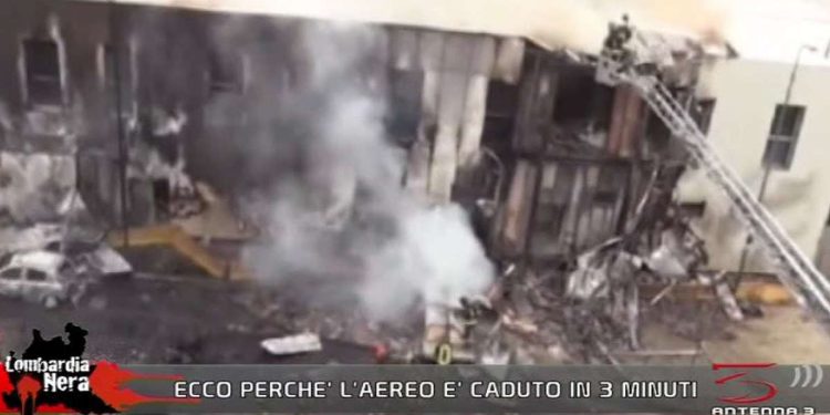 Aereo caduto a San Donato Milanese, Lombardia Nera