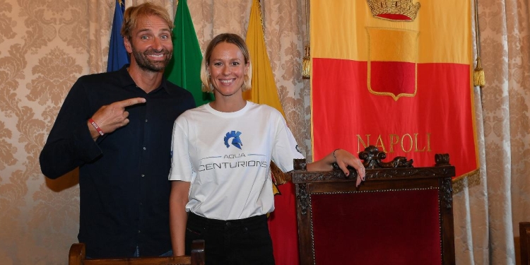 Massimiliano Rosolino e Federica Pellegrini (Foto: LaPresse)