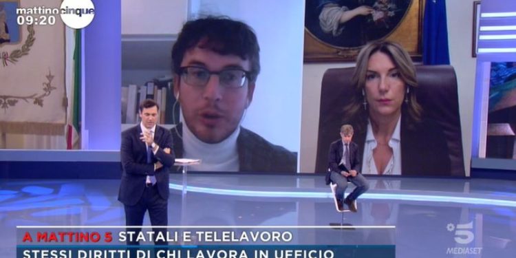 Diego Fusaro a Mattino 5