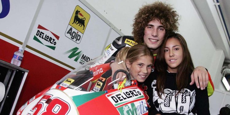 Kate Fretti e Marco Simoncelli (Lapresse)